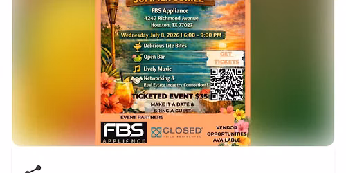 Tropical Summer Soir\u00e9e | Houston REALTORS\u00ae, Brokers & Affiliates Networking Event by Women's Council