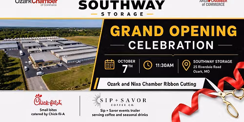 Ribbon Cutting - Southway Storage