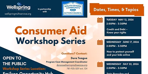 Consumer Aid Workshop: Data Breaches & What to Expect