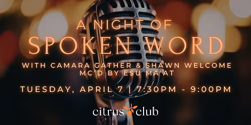 A Night of Spoken Word at Citrus Club