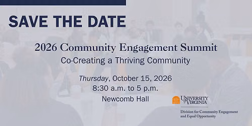 2026 Community Engagement Summit: Co-Creating a Thriving Community