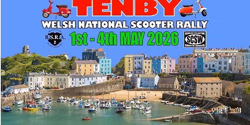 TENBY WELSH NATIONAL SCOOTER RALLY 2026