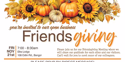 Friendsgiving Open Business Day