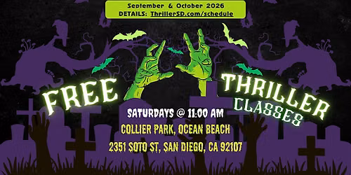 FREE Thriller Classes, Ocean Beach