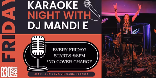 Karaoke with DJ Mandi E (No Cover!)
