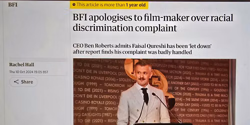 How to fight racism at the BFI (British Film Institute) Part 1