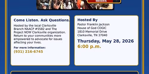 Clarksville NAACP Community Town Hall