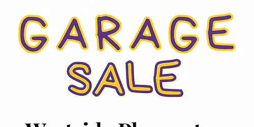 Westside Playcentre Garage sale