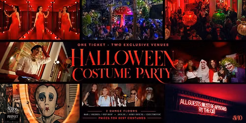 HALLOWEEN COSTUME PARTY | TWO VENUES | HUGE GARDEN |  R&B\/ HIP-HOP\/ HOUSE