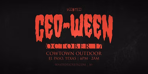 El Paso: GEO-WEEN - Halloween Latin Rave w\/ GEO @ Cowtown Outdoor [18+]