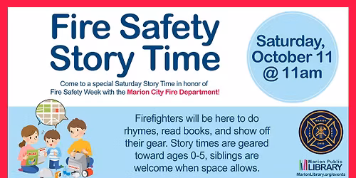 Fire Safety Story Time