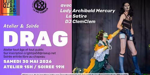 Atelier et soir\u00e9e Drag