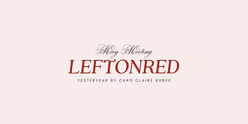 LEFTONRED | MAY BOOK CLUB MEETING