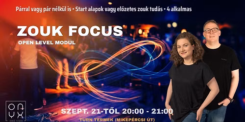 Zouk Focus | 4 alkalmas Open Level modul