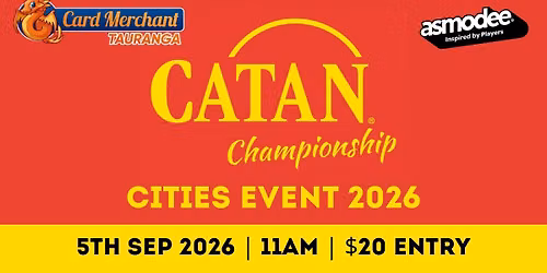 CM Tauranga - Catan Cities Event 2026