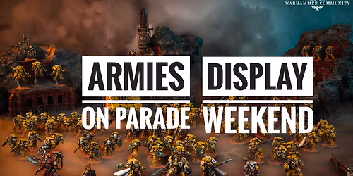 Armies on Parade Display Weekend