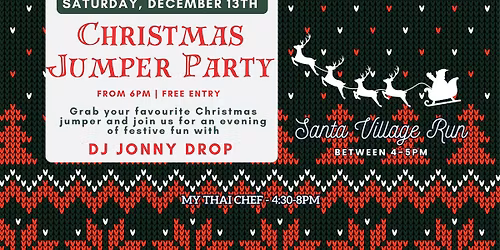 Christmas Jumper Party & Santa Village Run!