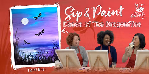 Join Brush Party to paint 'Dance of the Dragonflies' in Tilehurst