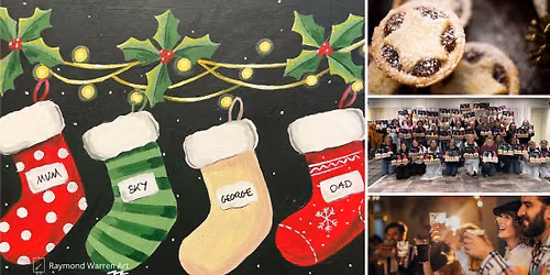 Paint and Sip Night Barns Green - "Home for Christmas"
