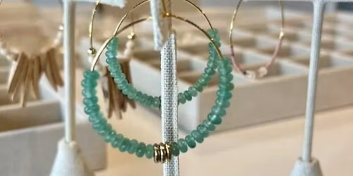 Make Your Own Beaded Hoop Earrings