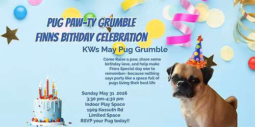 Pug Paw-ty Grumble