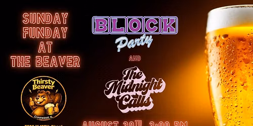 Sunday Funday with The Midnight Calls & Block Party 