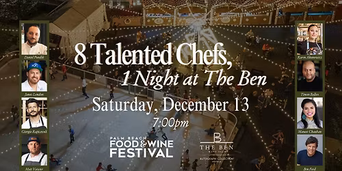 A Night at The Ben with Palm Beach Food & Wine