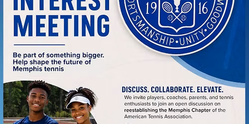 American Tennis Association | Reestablishing the Memphis Chapter Interest Meeting