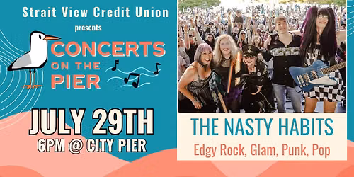 FREE Concerts on the Pier: The Nasty Habits
