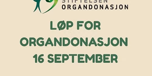 L\u00f8p for organdonasjon\ud83d\udc9a
