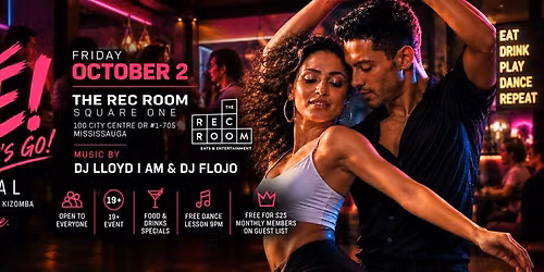 \u00a1DALE! Mississauga Latin Social at the Rec Room