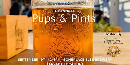 6th Annual Pups & Pints Fundraiser and Adoption Event