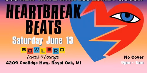 HEARTBREAK BEATS 80s New Wave Dance Party w\/ DJs Zumby & Josh