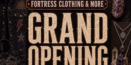 Grand Opening- We Open To The Public