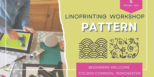 Pattern & Repeat Printing Linoprinting Workshop