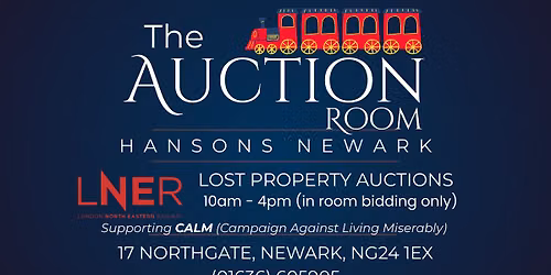 LNER 2026 Lost Property Auctions at The Auction Room (Hansons Newark).