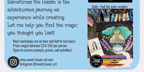 Whimsical Worlds Therapeutic Art Workshop