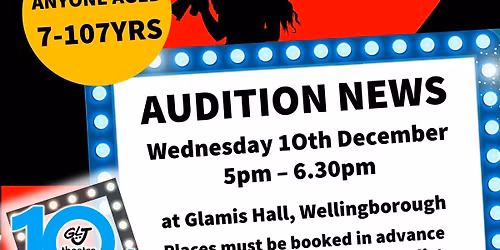 Alice the musical auditions