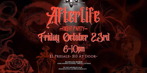 AFTERLIFE: A Halloween Party at Relentless Brewing