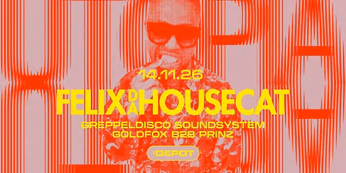 Utopia with Felix Da Housecat, Greppeldisco Soundsystem & Goldfox b2b Prinz  \/ Het Depot