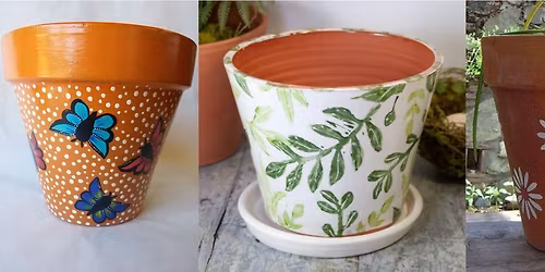 Homeschool Art Class - Paint a Pot