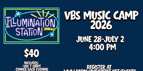 VBS Music Camp @ Parkway Baptist Church