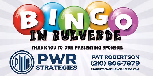 Bingo in Bulverde Presented by PWR Strategies