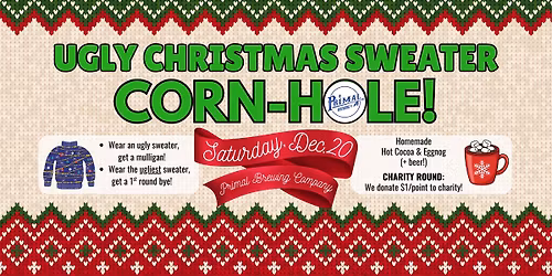 Ugly Christmas Sweater Corn-Hole Tournament