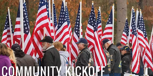 Community Kickoff for Army NG CPT Timothy Bomke