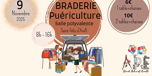 BRADERIE PUERICULTURE