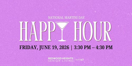 National Martini Day Happy Hour