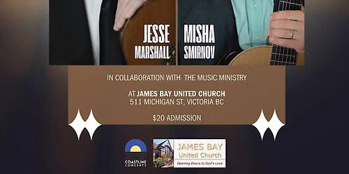 Coastline Concerts presents: Guitarists Jesse Marshall & Misha Smirnov