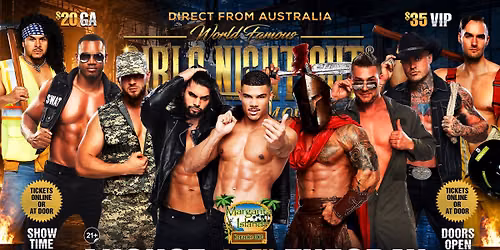 Aug 18th: Oklahoma City, OK - GIRLS NIGHT OUT\u00ae AUSTRALIA TAKEOVER at Margarita[Island]