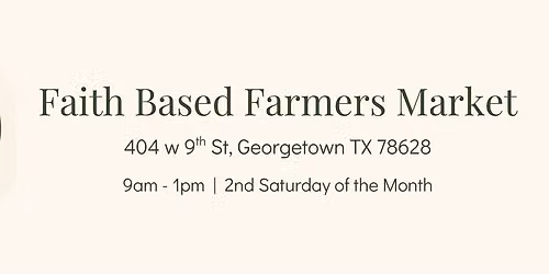 Faith and Farmers Market